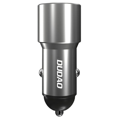 USB Billader Dudao R4PQ, 1 X USB - 1 X USB Type-C, 22,5 W, Quick Charge - Power Delivery, Grå