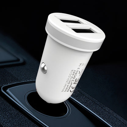 Bilader XO Design CC-18, 10.5W, 2.1A, 2 x USB-A, Hvit