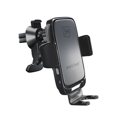 Trådløs Bil Lader 3MK Drive&Charge, 15W, 1.67A, Svart