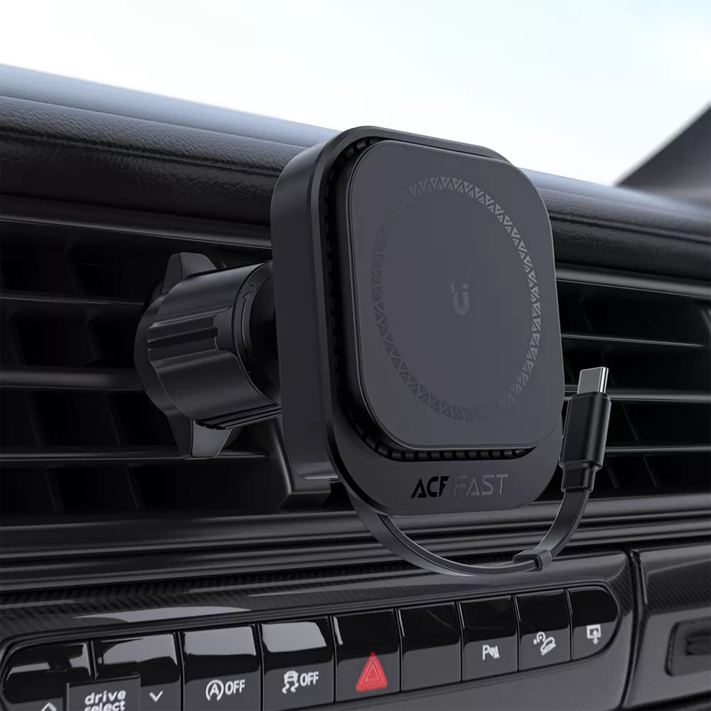 Trådløs Bil Lader Acefast D32, 15W, 1.67A, Svart