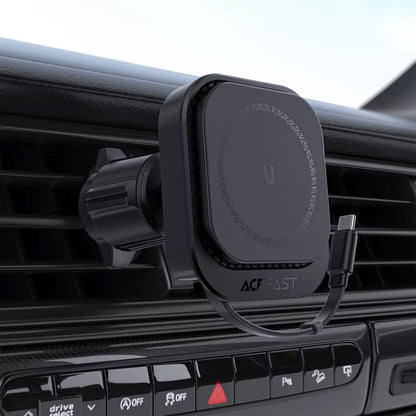 Trådløs Bil Lader Acefast D32, 15W, 1.67A, Svart