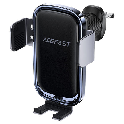 Trådløs Bil Lader Acefast D39 med Solcellepanel, 15W, 1.67A, Svart