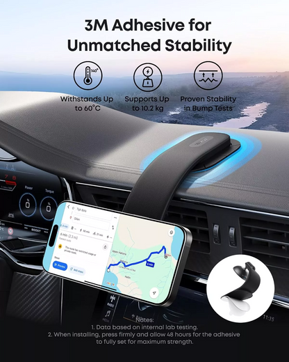 Anker Nano trådløs bilopplader, 15W, 1.67A, Svart B2216H11