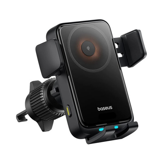 Trådløs billader Baseus Wisdom Pro Vent, 15W, 1.67A, Svart, Reseglet C40381501123-00