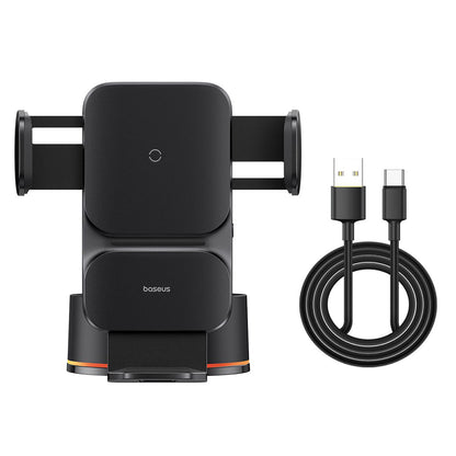 Baseus Wisdom Dash trådløs bilopplader, 15W, 1.67A, Svart C40344901113-Z1