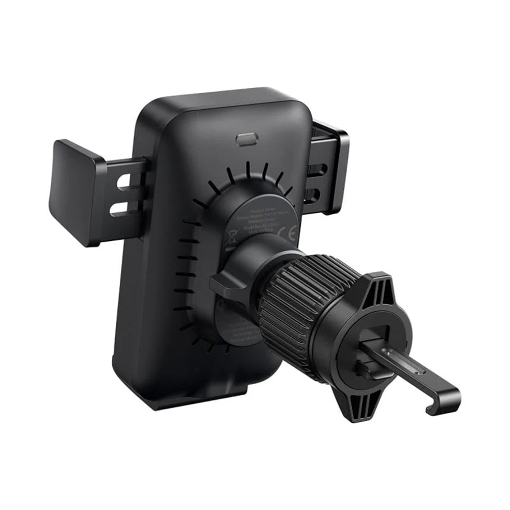 Baseus Wisdom Pro Vent trådløs bilopplader, 15W, 1.67A, Svart C40381501123-00