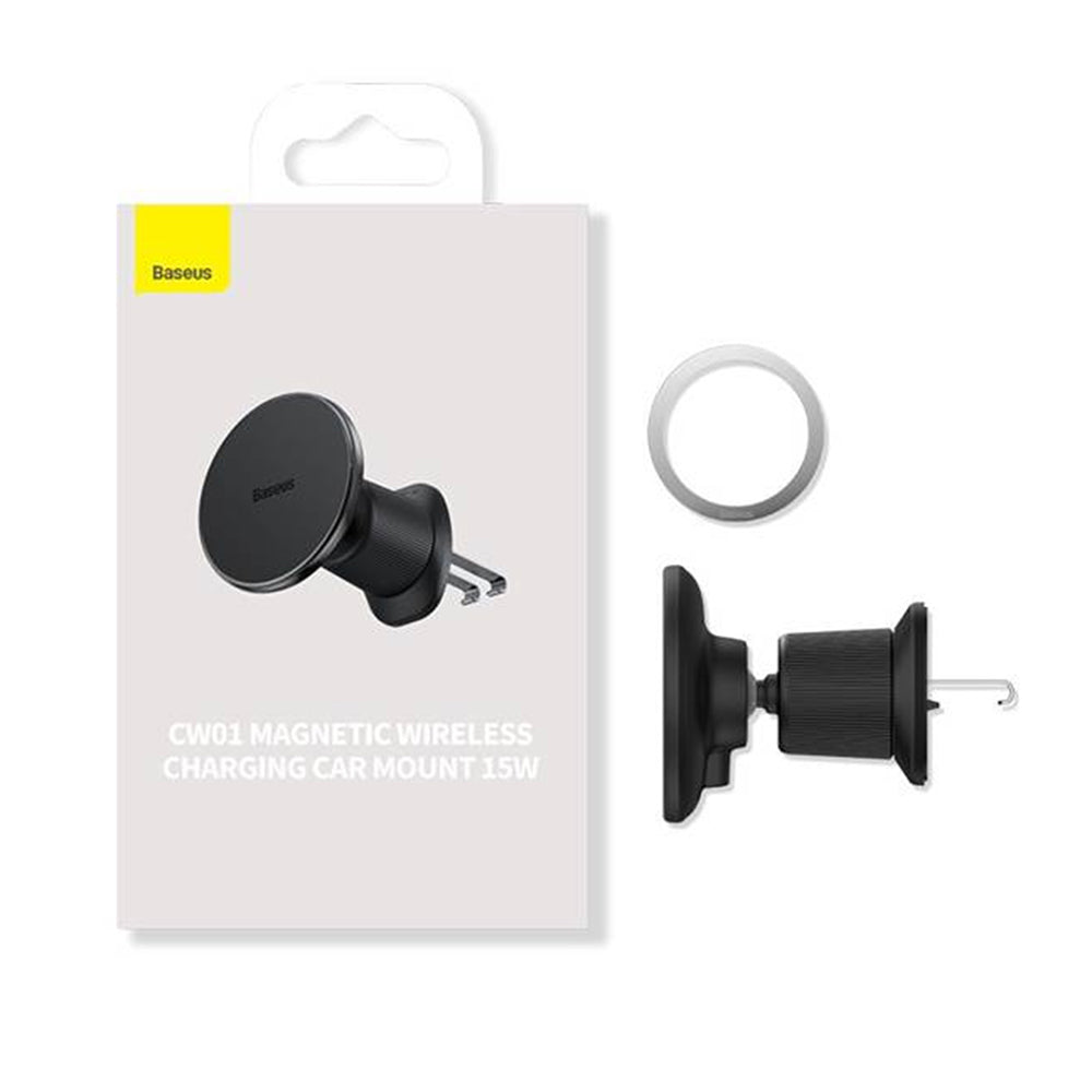Trådløs Bil Lader Baseus CW01, 15W, 1.67A, Svart C0013A01