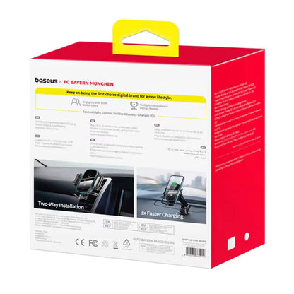 Trådløs Bil Lader Baseus Light, 15W, 1.67A, Grå C40344000113-Z1