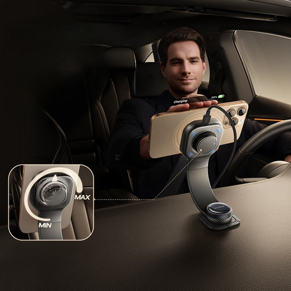 Trådløs Bil Lader Baseus PrimeTrip C03 Pro, 15W, 1.67A, Svart C0013701