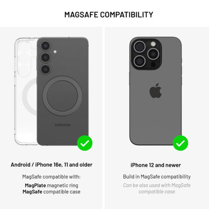 Trådløs Bil Lader Fixed MagRound 2 XL, 15W, 1.67A, Svart