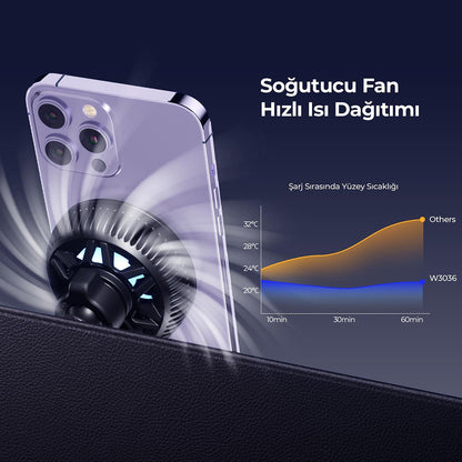Trådløs Bil Lader HAVIT W3036, 15W, 1.67A, Svart