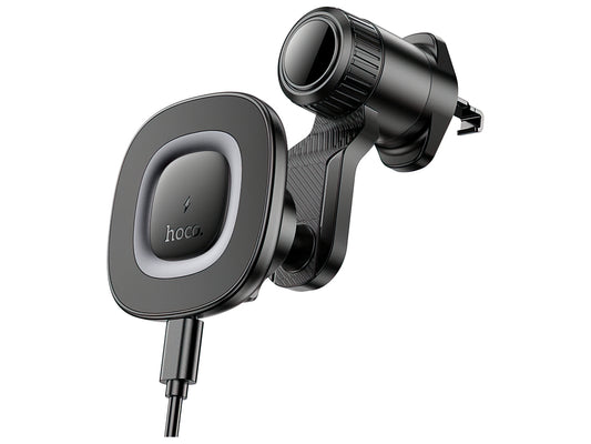 Trådløs Bil Lader HOCO HW30, 15W, 1.67A, Svart