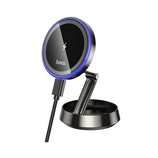 Trådløs Bil Lader HOCO HW33, 15W, 1.67A, Grå