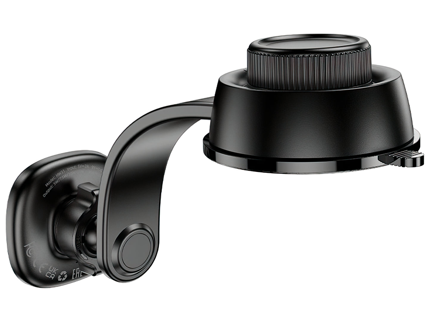 Trådløs Bil Lader HOCO HW31, 15W, 1.67A, Svart