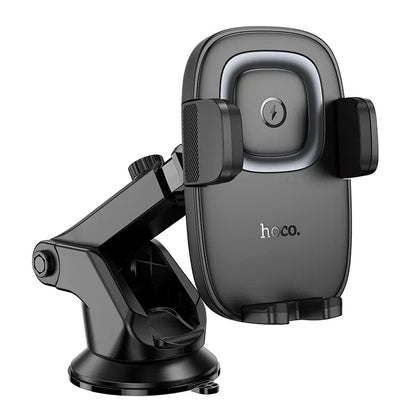 Trådløs Bil Lader HOCO HW32, 15W, 1.67A, Svart