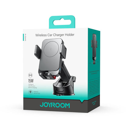 Trådløs Bil Lader Joyroom JR-ZS241S, 15W, 1.67A, Svart