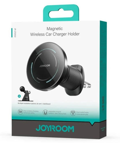 Trådløs Bil Lader Joyroom JR-ZS502, 15W, 1.67A, Svart