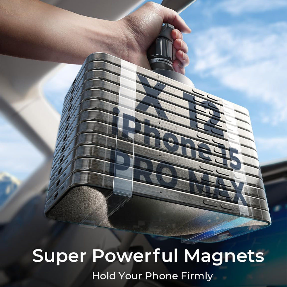 Lisen trådløs bilopplader, 15W, 1.67A, Svart YL0223070007