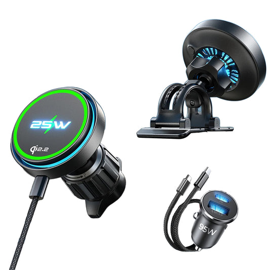 Trådløs billader Lisen W116, 25W, svart YL0225060018
