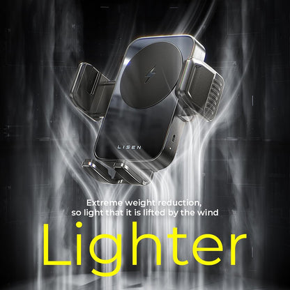 Trådløs Bil Lader Lisen W605, 15W, 1.67A, Svart YL0225030014