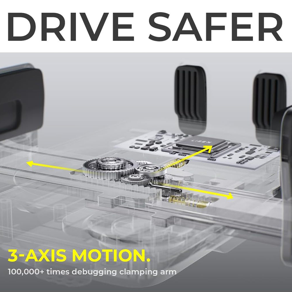 Trådløs Bil Lader Lisen W605, 15W, 1.67A, Svart YL0225030014