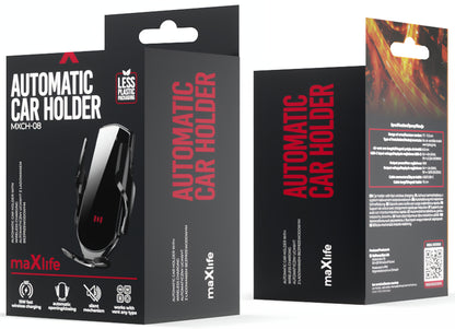 Trådløs Bil Lader MaXlife MXCH-08, 15W, 1.67A, Svart