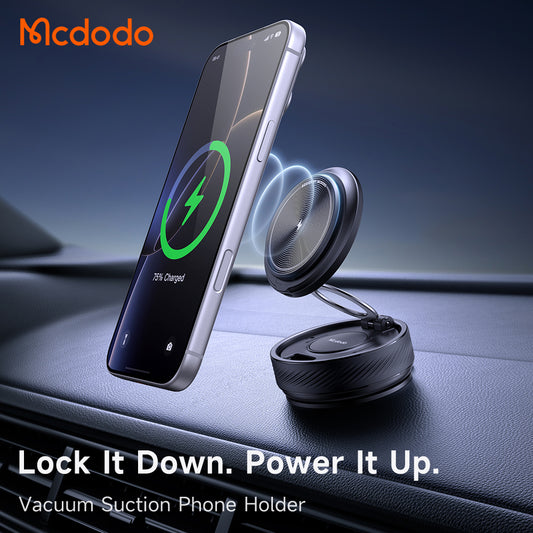 Trådløs billader McDodo CH-8610, 15W, 1.67A, Svart
