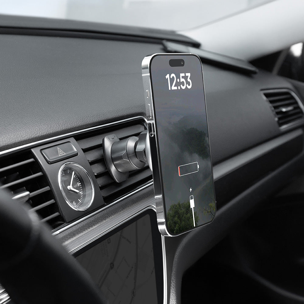 Trådløs Bil Lader Proove Magic Circle, 15W, 1.67A, Sølv WHMC15020006