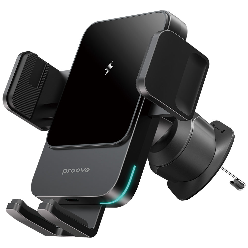 Trådløs Bil Lader Proove Sonic, 15W, 1.67A, Grå WHSN15002001
