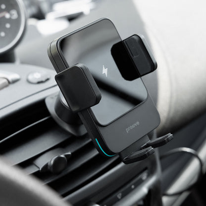 Trådløs Bil Lader Proove Sonic, 15W, 1.67A, Grå WHSN15002001