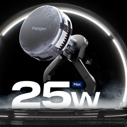 Trådløs Bil Lader Spigen Essential, 25W, 1.67A, Svart