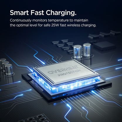 Trådløs Bil Lader Spigen Essential, 25W, 1.67A, Svart