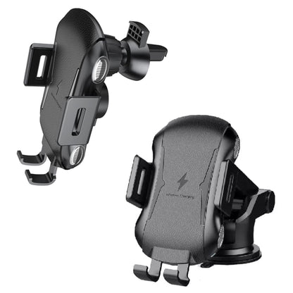 Trådløs Bil Lader Techsuit CAPD032 Premium, 10W, 1.1A, Svart