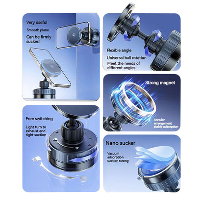 Trådløs Bil Lader Techsuit HOLD253, 15W, 1.67A, Svart