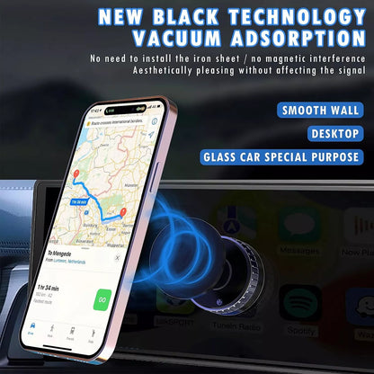 Trådløs Bil Lader Techsuit HOLD253, 15W, 1.67A, Svart