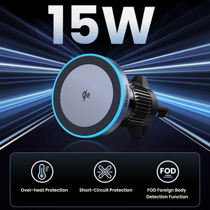 UGREEN W708 Trådløs Bilopplader, 15W, 1.67A, Svart