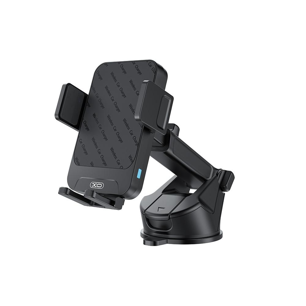 Trådløs Bil Lader XO Design WX043, 15W, 1.67A, Svart