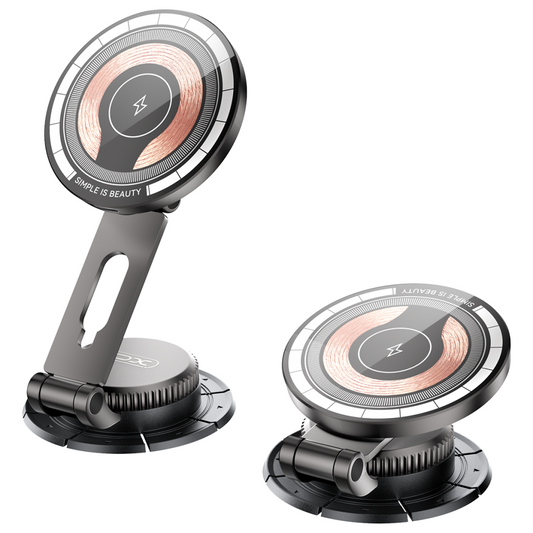 Trådløs Bil Lader XO Design CX036, 15W, 1.67A, Svart