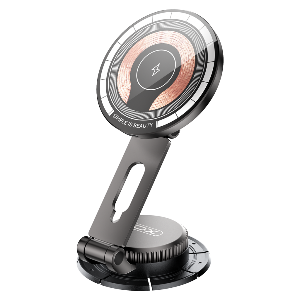 Trådløs Bil Lader XO Design CX036, 15W, 1.67A, Svart