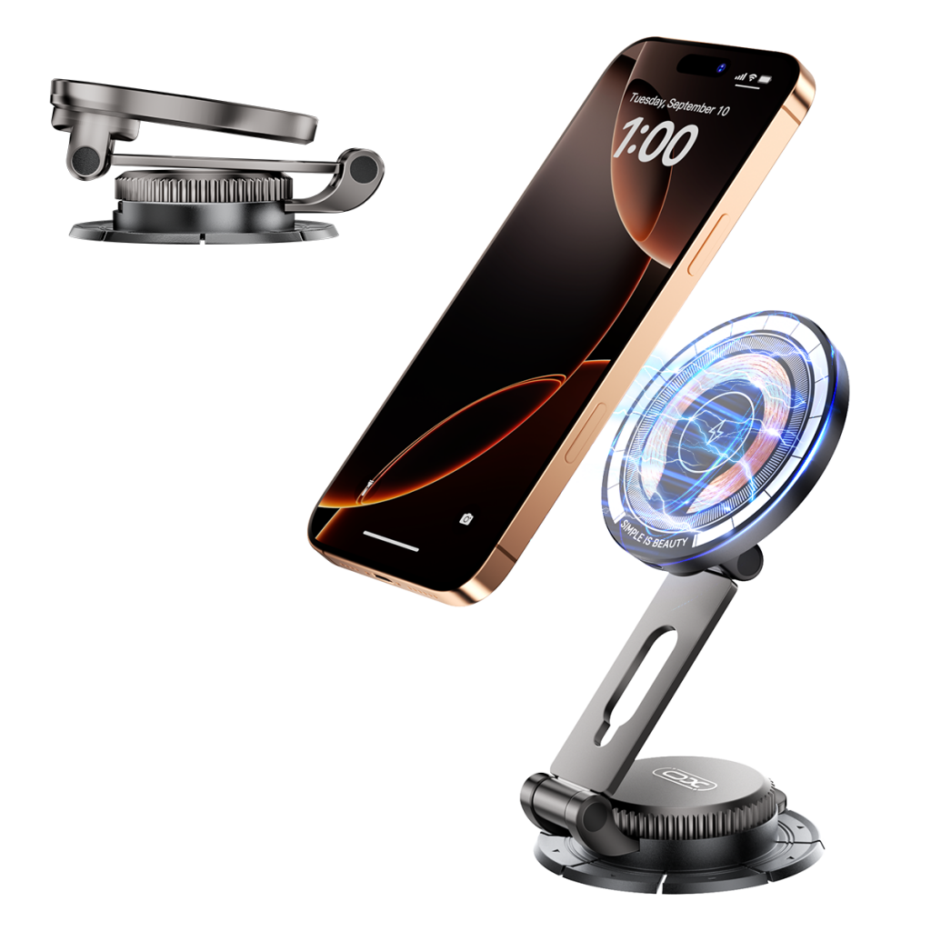 Trådløs Bil Lader XO Design CX036, 15W, 1.67A, Svart