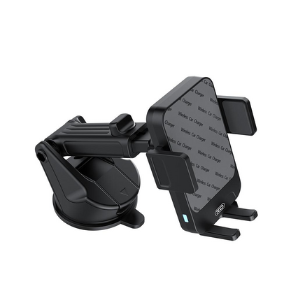 Trådløs Bil Lader XO Design WX043, 15W, 1.67A, Svart