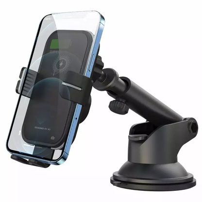 Trådløs Bil Lader XO Design WX027, 15W, 1.67A, Svart