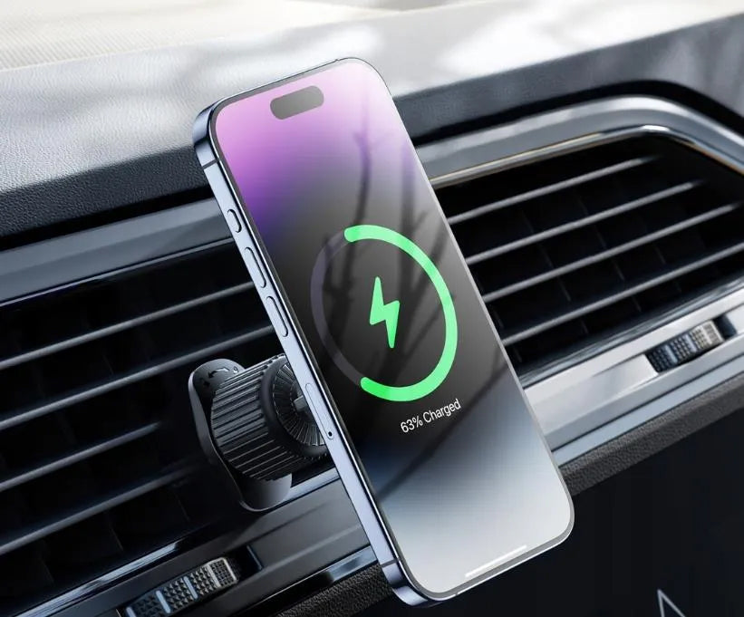 Trådløs Bil Lader XO Design CX025, 15W, 1.67A, Svart