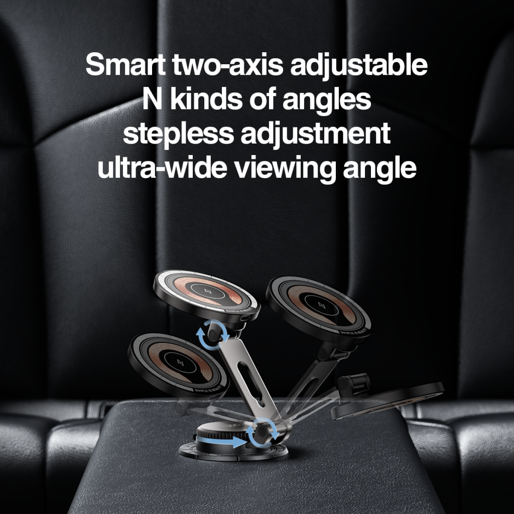 Trådløs Bil Lader XO Design CX036, 15W, 1.67A, Svart