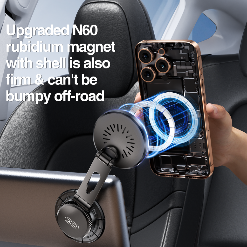 Trådløs Bil Lader XO Design CX036, 15W, 1.67A, Svart