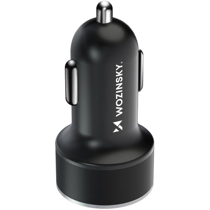 Billader WZK WDCCAC, 36W, 3A, 1 x USB-A - 1 x USB-C, svart 