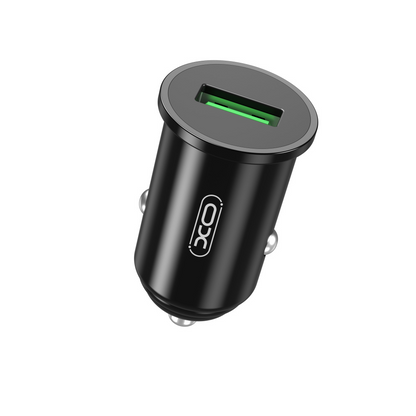Bilader XO Design CC35, 18W, 3A, 1 x USB-A, Svart