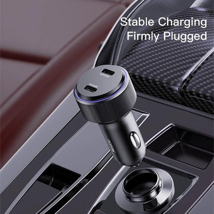 Bilader Yesido Y48, 60W, 3A, 2 x USB-C, Svart