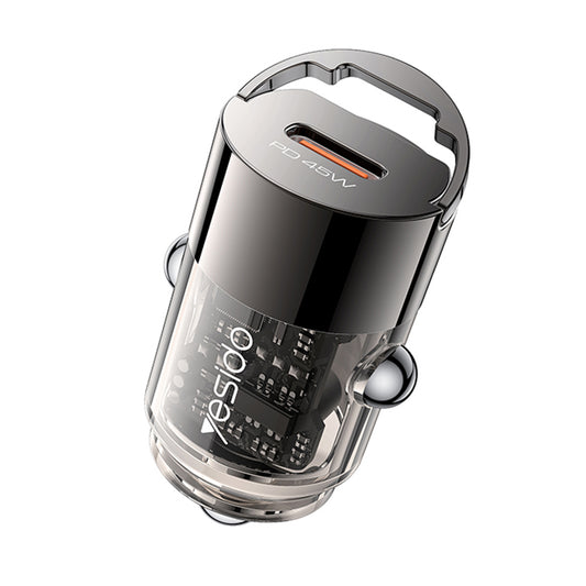 Bilader Yesido Y67, 45W, 3A, 1 x USB-C, Svart