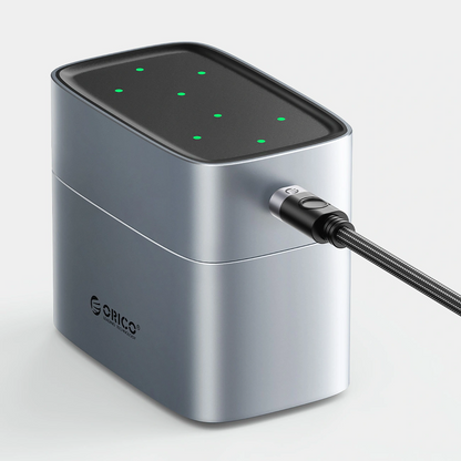 Orico EV8 Batterilader, AA, Grå